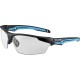 TRYON - CLEAR PC LENS - PLATINUM - BLACK/BLUE Frame TRYON - CLEAR PC LENS - PLATINUM - BLACK/BLUE Frame, The Bollé TRYON TRYONN10E safety glasses combine modern eco-conscious engineering with a sporty, ergonomic design enhanced by a distinctive blue trim finish
